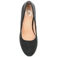 thumbnail image 5 of Journee Womens Fai Round Toe Mid Block Heel Pumps, 5 of 10