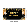 thumbnail image 1 of Happy Retirement Party Banner Backdrop Celebration Background Decorations Photography Props Balloons Cheers Event Supplies Retirement Party, 1 of 4