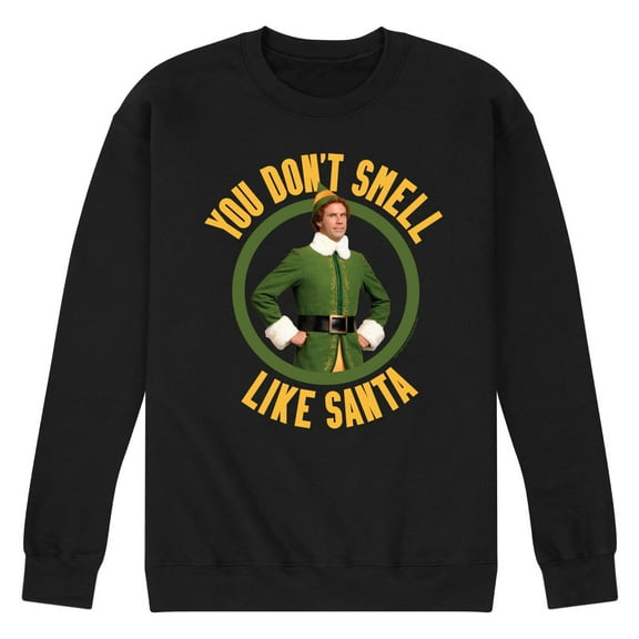 ELF - You Don't Smell Like Santa - Men's Crew Neck Fleece Pullover