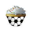 Creative Converting 12 Count Sports Fanatic Soccer Cupcake Wrappers