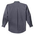 thumbnail image 2 of Men's Tall Long Sleeve Easy Care Shirt Steel Grey/ Light Stone 3X-Large Tall, 2 of 3