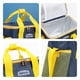 thumbnail image 4 of Bolsa térmica aislante con bolsa de hielo - Bolsa de picnic de gran capacidad de 11" para oficina y exterior - Bolsa térmica impermeable, correa desmontable, verde/azul marino/amarillo, 4 of 8