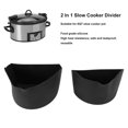thumbnail image 4 of Divisor de Olla de Cocción Lenta 2 en 1 Revestimiento Divisorio Seguro para Lavavajillas Revestimiento de Cocina de Silicona de Grado Alimenticio Reutilizable con Asa de ANGGREK  Otros, 4 of 8