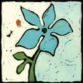 thumbnail image 2 of Davis, Andrea 26x26 White Modern Wood Framed Museum Art Print Titled - Teal Batik Botanical VI, 2 of 4