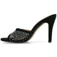 thumbnail image 3 of Journee Womens Hensley Open Toe Stiletto Heel Comfort Evening Pumps, 3 of 10
