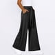 thumbnail image 5 of WILLBEST Pantalones de Yoga Casuales de Pierna Ancha para Mujer, Suaves Y Cómodos, con Diseño de Cordones Verticales para Uso Diario 2709 Grande, 5 of 5