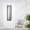 thumbnail image 2 of 15x51 Domestic Over the Door Mirror - Black, 2 of 2