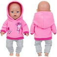 thumbnail image 6 of sdhkgrrt under $5 Doll Clothes, Doll Clothes for 14-18 Inch Dolls,Sweet Fashion Dress Hat Outfits,35-45cm Doll Winter Clothing Set,Hooded Sweatshirt and Trousers,Dress-Up Doll Accessories Collection, 6 of 9