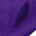 thumbnail image 4 of ziyahi Sweatshirt à Capuche Unisexe en Coton Sweat à Capuche Absorbant le Réchauffement, Violet, XL, 4 of 8