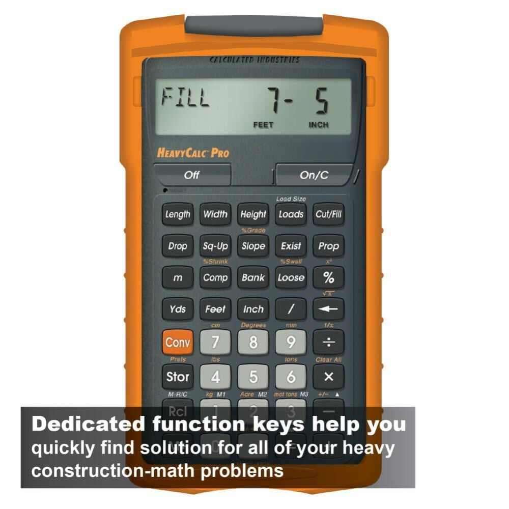 Calculated Industries Heavy Construction Math Calculator