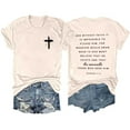 thumbnail image 2 of Essentials Womens Tees Tops Basic Shirts Printed Round Neck Solid Color Short Sleeved Fall Fashion Y2K Clothes 2025, 2 of 2