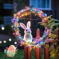 thumbnail image 2 of 33ft 100 LED Easter Lights for Indoor Outdoor Use, 8 Modes Connectable Easter String Lights Plug-in, Clear Wire Colorful Christmas String Lights Outdoor Waterproof, 2 of 7
