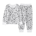 thumbnail image 1 of Ensemble de Pyjama Halloween pour Garçons Manches Longues avec Imprimé DIY Confortable pour Enfants 2 10 Ans, 1 of 3