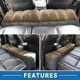 thumbnail image 3 of Colchón de coche Unique Bargains, tapete para dormir, cama de aire cómoda para el asiento trasero, almohadilla para el espacio de siesta durante los viajes, marrón y gris, 3 of 6