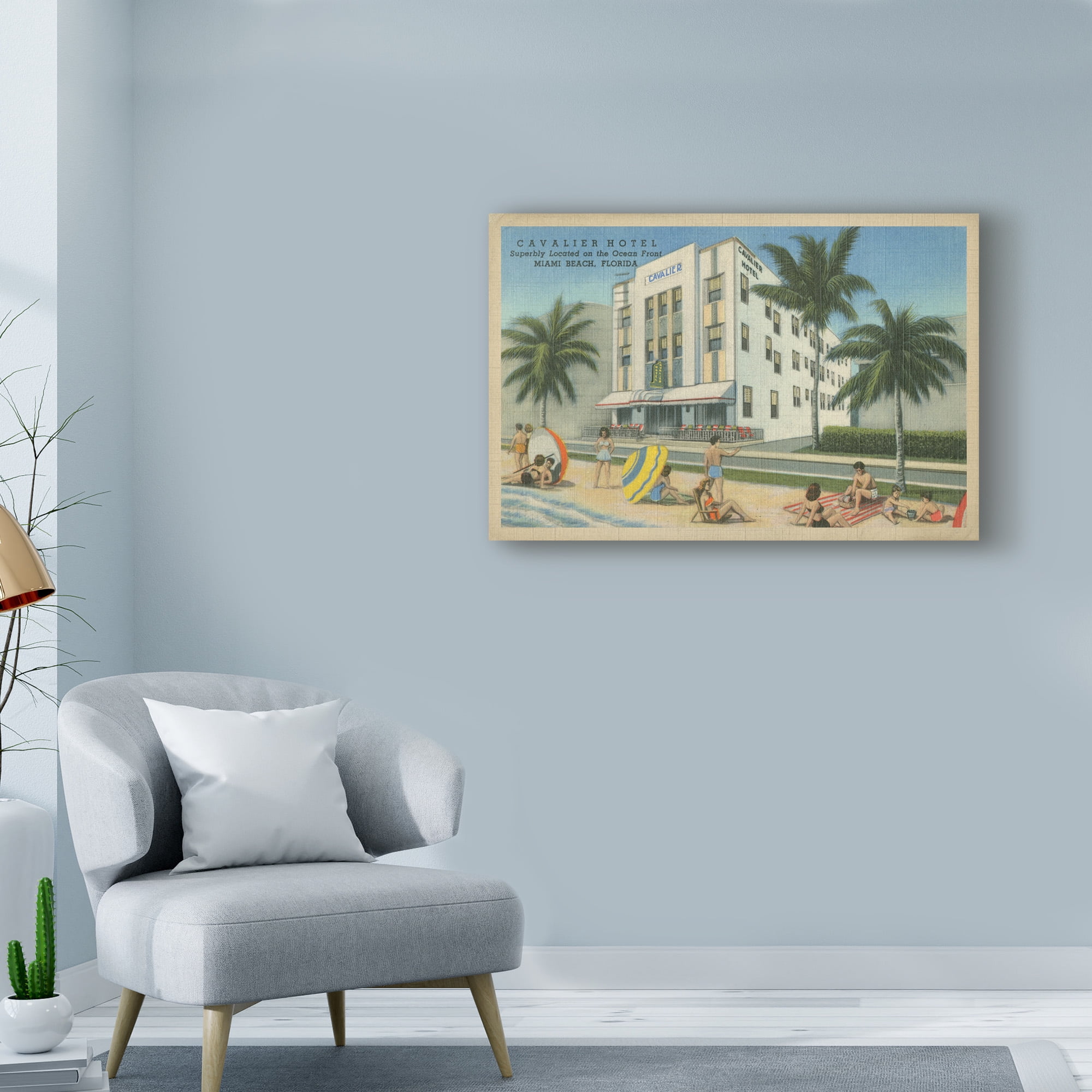 Trademark Fine Art 'Miami Beach II' Canvas Art by Unknown