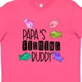 thumbnail image 4 of Inktastic Papa's Fishing Buddy with Colorful Fish Youth T-Shirt, 4 of 5