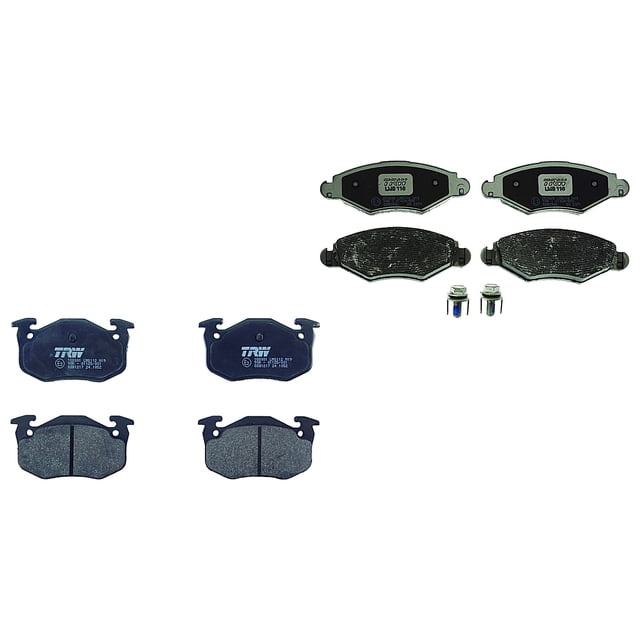 Set de Balatas TRW Bajos Metales 206 2007 A 2008 Peugeot L4 1.6L