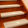 thumbnail image 5 of Hyknon Stair Treads for Wooden Steps 22X8.7" Non-Slip Polar Bear Carpet Mat Lighted Washable Khaki Stair Rugs Decorative Stair Runner for Indoor Safety, 5 of 6