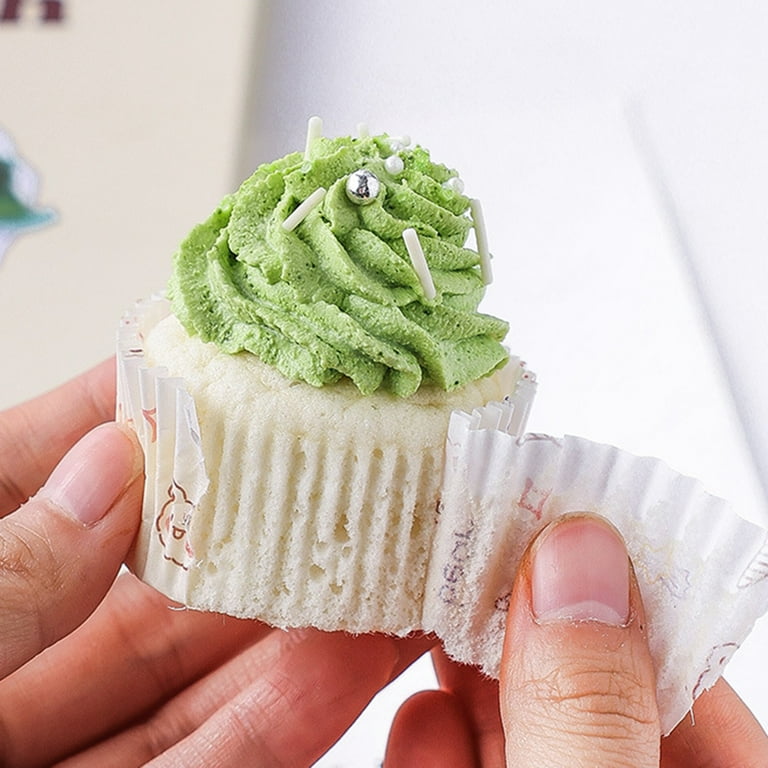 Muffin Cups 125Pcs, Heat-Resistant, Oilproof, Nonstick, Disposable, Cartoon  Large Cupcake Paper Cups, Baking Tool 