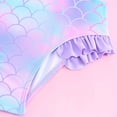 thumbnail image 7 of Usaibhir Girls Sleeveless Printed One Piece Swimsuit Set Kids Cute Swimsuit Beach Bikini 2-9 Years, 7 of 7