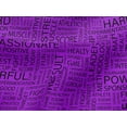 thumbnail image 5 of oneOone Viscose Jersey Green Fabric Writing Font Craft Projects Decor Fabric Printed By The Yard 60 Inch Wide, 5 of 5