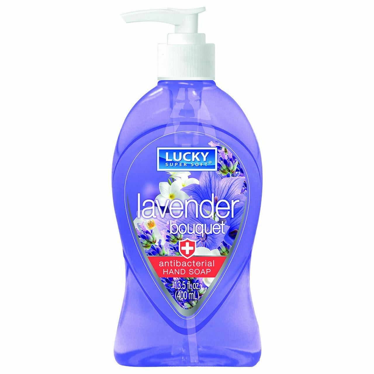 Lucky Super Soft Mermaid Liquid Soap, Anti-Bac., Lavender Bouquet, 13.5