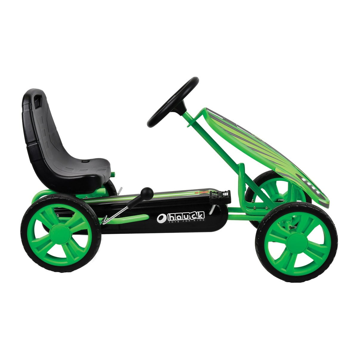 【aki】Worldwide Kids stage0 hauck Speedster Pedal Go Kart for Kids 4-8, Adjustable Seat, Steel