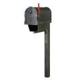 thumbnail image 4 of Special Lite Products SCS2014-SPK720-SW Savannah Curbside Mailbox with Newspaper Tube & Wellington Mailbox Post, 4 of 4