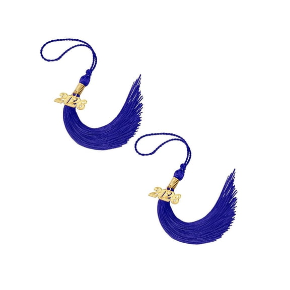 2Pcs 2026 Graduation Tassel, 2026 Tassel Graduation, Academic Graduations Cap Tassels 2026S Tassels With Year Gold Date Charms For Grads, Graduates Graduations Cap Hat Decorations, Red White
