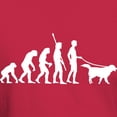 thumbnail image 3 of CafePress - Evolution DOG Black T Shirt - Men's Classic Graphic Cotton T-Shirt, 3 of 4