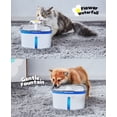 thumbnail image 2 of Fuente para mascotas Veken de acero inoxidable, 2,8 L, para perros y gatos, 2 of 7