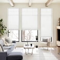 thumbnail image 4 of LazBlinds Cordless Cellular Shades, No Tools No Drill Light Filtering Honeycomb Shades Pleated Blinds for Windows, 34'' W x 48'' H, White, 4 of 7