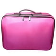 thumbnail image 2 of Gzxs Professional High-capacity Multilayer Portable Travel Makeup Bag with Shoulder Strap (Small), Rose Red, 2 of 10