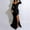 Black, variant on Baqcunre Wedding Guest Dresses For Women Women High Split Long Formal Evening Dress Maxi Party Gown Sleeve Slit Dress Prom Long Dress Homecoming Dresses Formal Dresses For Women Black Dress L