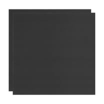 Uxcell 2-Pack Corrugated Plastic Sheets, 20 Inch x 20 Inch Waterproof Blank Corrugated Poster Board Yard Signs [5mm Thick, Black]