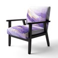 thumbnail image 3 of Designart "Colorful Fluid Ombre Ii" Upholstered Modern & Contemporary Accent Chair and Abstract Arm Chair - Multiple Color & Pattern, 3 of 7