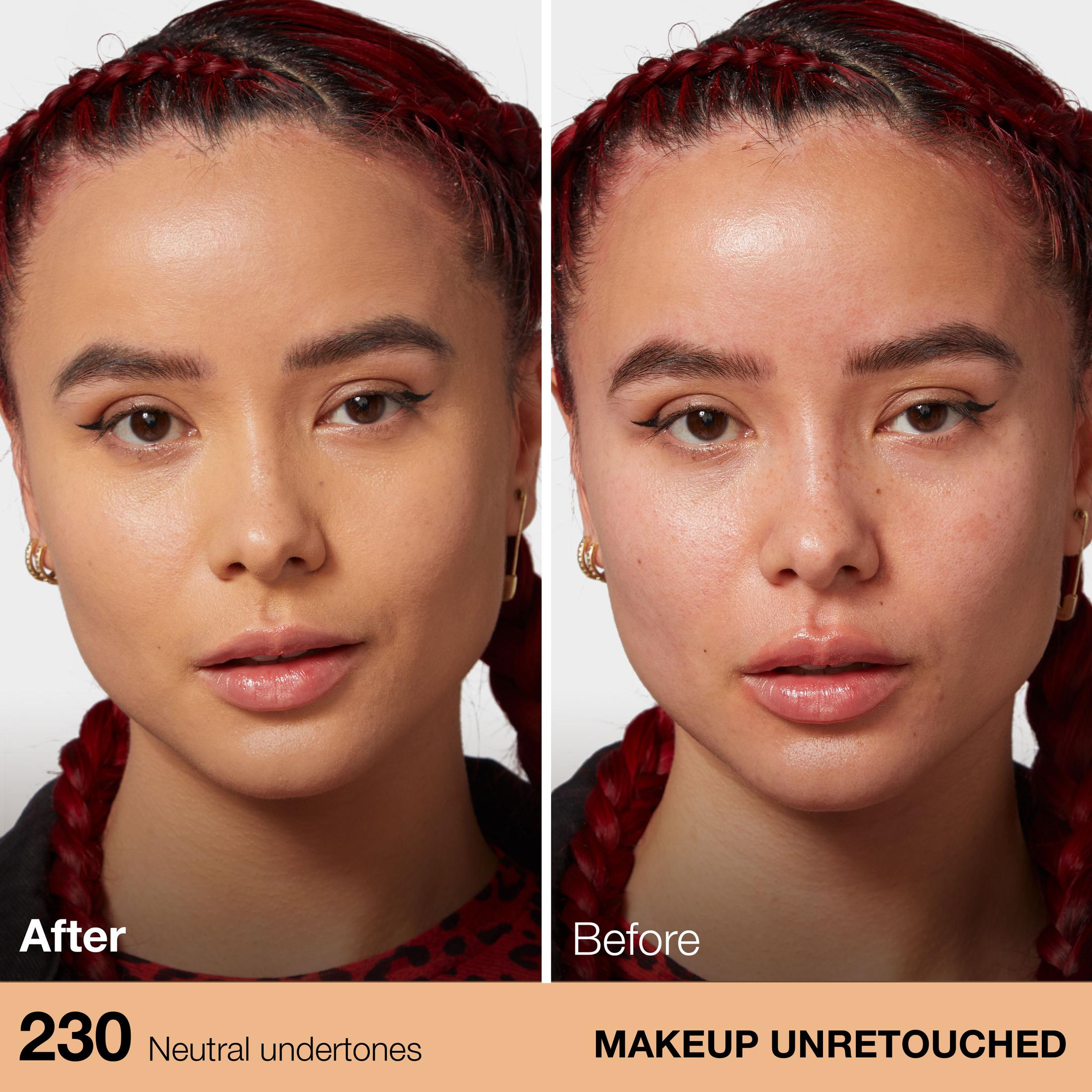 Maybelline Fit Me Matte + Poreless Liquid Foundation Makeup, 230 Natural Buff, 1 fl oz - image 4 of 9