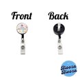thumbnail image 3 of Nurse Practitioner Appreciation Coquette Bows Flowers Retractable Reel ID Badge Key Card Name Tag Holder with Clip, 3 of 7