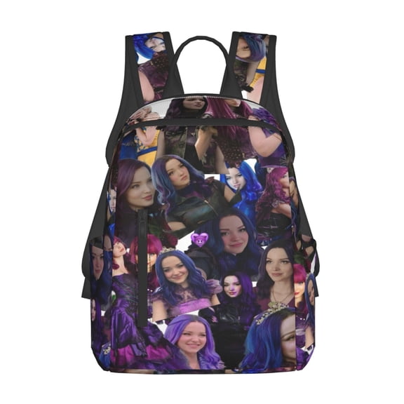 Descendants Cartoon Backpack Cute Printed Casual School Laptop Bags Lightweight Travel Sports Daypack Bookbags