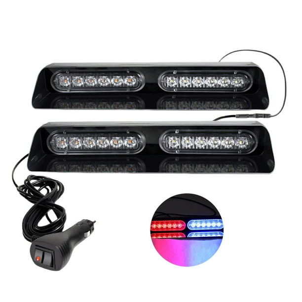 FLhrweasw Intermitente Seguridad 12/24V LED Advertencia Automóvil para Camión Automático (B)