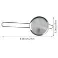 thumbnail image 5 of Cocktail Fine Strainer Stainless Steel Conical Mesh Strainer Professional Bar Tool, 5 of 7