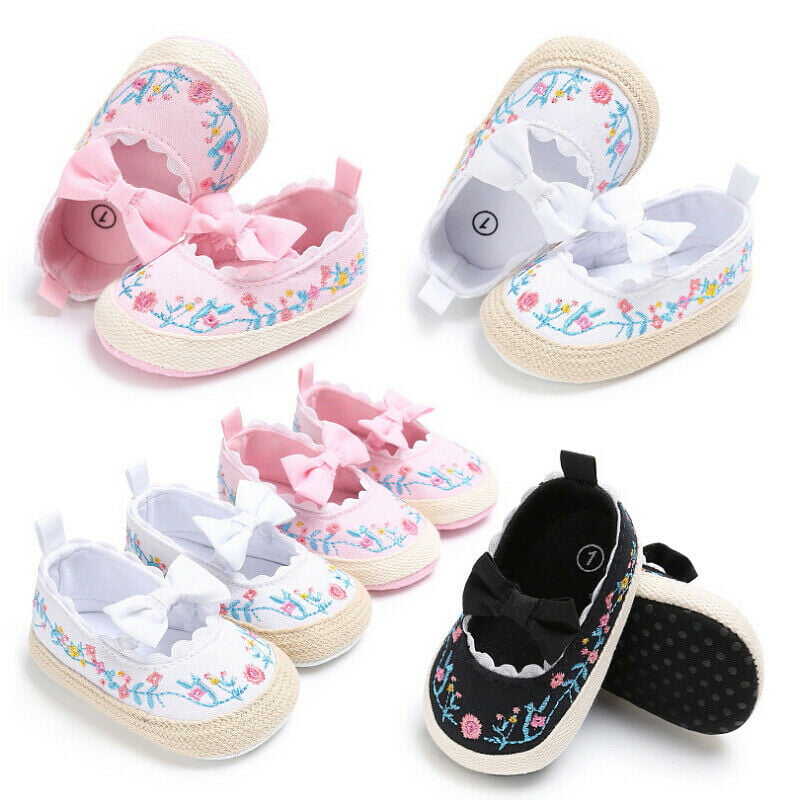 baby girl crib sneakers