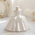 thumbnail image 2 of Coerni Girls Sleeveless Wedding Party Dress Ruffle Layered Princess Dresses with Applique Pageant Formal Evening Gown, 2 of 6