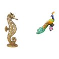 thumbnail image 1 of Figura Decorativa De Resina De Pavo Real Dorado, Escultura De Mesa, Adorno Para Oficina, Dormitorio, Sala De Estar, Chimenea, Jardín, Hogar Y Patio., 1 of 8