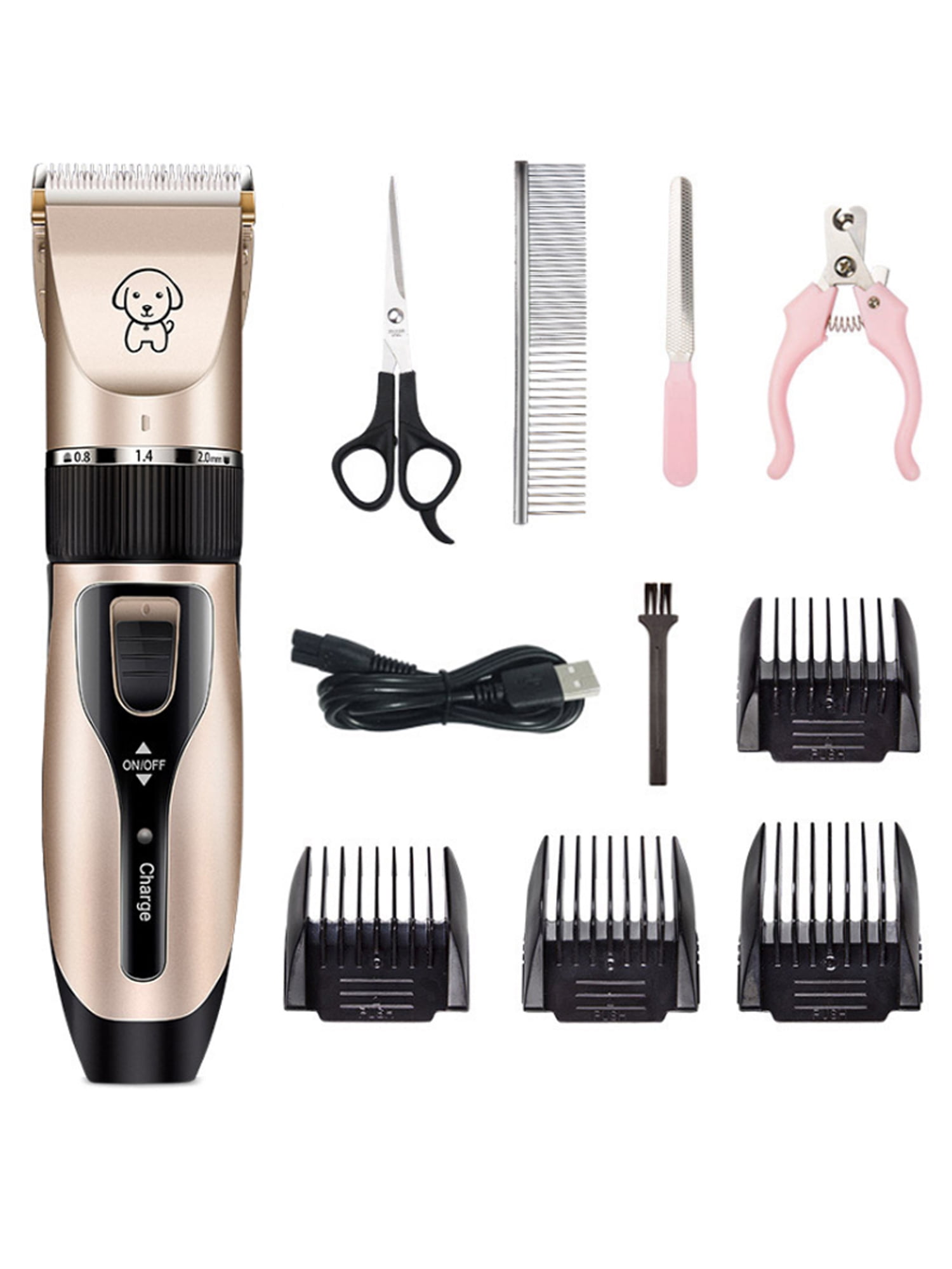 Professional Dog Shaver Barber Pet Puppy Electric Hair Clipper With USB
