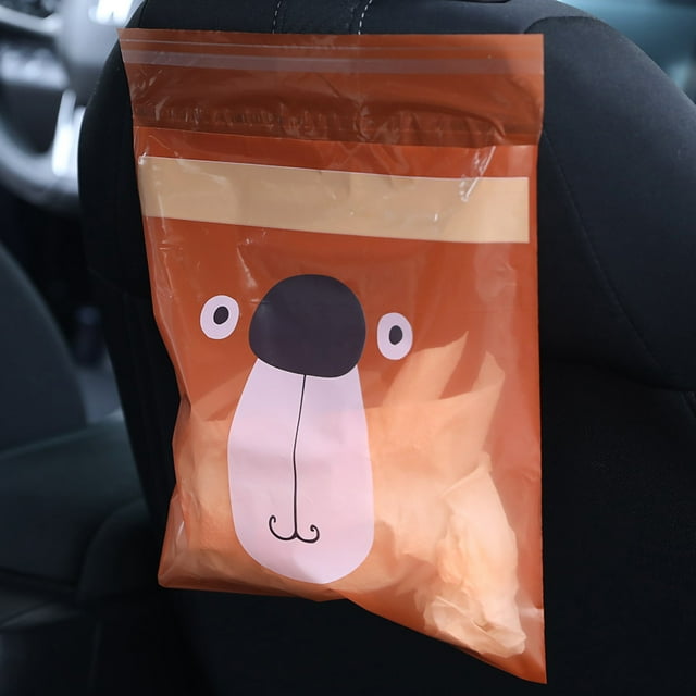 Bolsas de basura para automóvil, 15 piezas Bolsas de basura desechables portátiles para automóvil Bolsas de basura desechables para automóvil Artesanía excepcional
