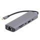 thumbnail image 1 of Estación de acoplamiento multipuerto Plug and Play de alta velocidad tipo C Hub para Switch, portátil, teléfono, tableta, 1 of 8
