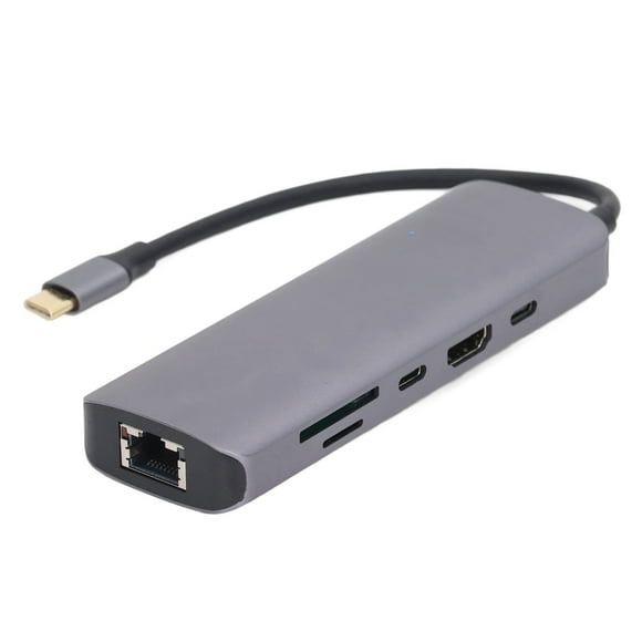 FYBTO Type C Hub High Speed Plug and Play Multiport Docking Station for Switch Laptop Phone Tablet 9 in 1-090601