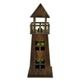 thumbnail image 4 of 19" Brown Wooden Lighthouse Bottle Holder, 4 of 4
