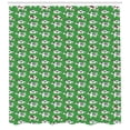 thumbnail image 3 of Cattle Shower Curtain, Pattern with Graphic Image of Multiple Cows Sitting Resting Walking and Grazing, Fabric Bathroom Set with Hooks, 69W X 84L Inches Extra Long, Multicolor, by Ambesonne, 3 of 3